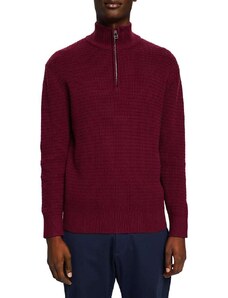 ESPRIT Sweter w kolorze bordowym