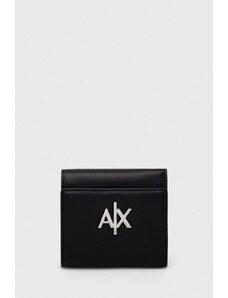Armani Exchange portfel damski kolor czarny 948530 4R700