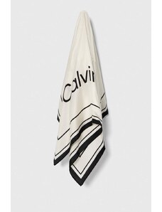 Calvin Klein apaszka jedwabna wzorzysta