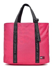 Torebka Tommy Jeans Tjw Essential Daily Tote AW0AW15819 Pink Alert THW