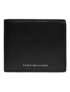 Tommy Hilfiger Duży Portfel Męski Th Spw Leather Cc And Coin AM0AM11871 Czarny