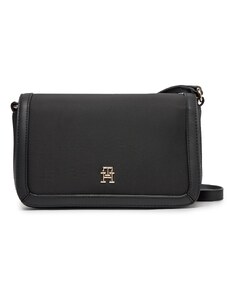 Torebka Tommy Hilfiger Th Essential S Flap Crossover AW0AW15700 Black BDS