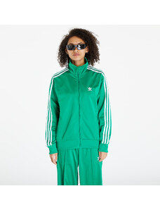 Damska bluza z kapturem adidas Originals Adicolor Loose Firebird Track Top Green