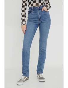 Abercrombie & Fitch jeansy damskie kolor niebieski