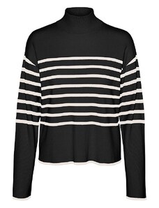 Vero Moda Sweter w kolorze czarno-kremowym