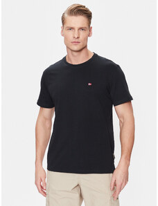 Napapijri T-Shirt Salis NP0A4H8D Czarny Regular Fit