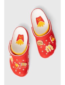 Crocs klapki Crocs x McDonald’s Clog kolor czerwony 209858.MUL