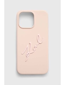Karl Lagerfeld etui na telefon iPhone 15 Pro Max 6.7'' kolor różowy