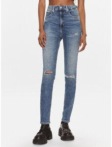 Calvin Klein Jeans Jeansy J20J222143 Niebieski Skinny Fit