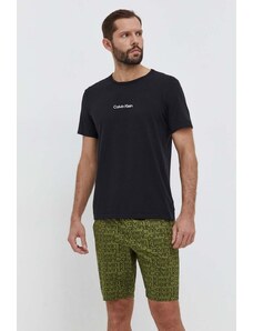 Calvin Klein Underwear piżama męska kolor zielony wzorzysta
