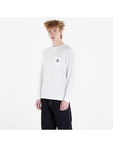 Koszulka męska Carhartt WIP Long Sleeve Pocket T-Shirt UNISEX White