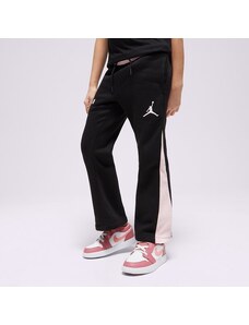 Jordan Spodnie Soft Touch Mixed Flc Girl Dziecięce Odzież Spodnie 45C797-023 Czarny