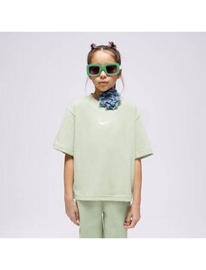 Nike T Shirt Nike Sportswear Girl Dziecięce Odzież T-shirty DH5750-343 Zielony