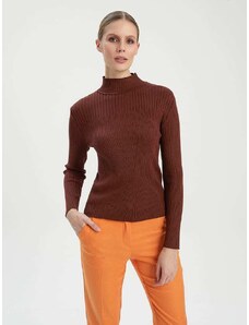 BGN Sweter w kolorze brązowym