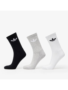 adidas Originals Męskie skarpety adidas Trefoil Cushion Crew Sock 6-Pack Black/ White/ Medium Grey Heather