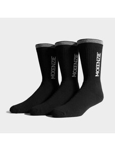 Mckenzie Skarpety 3Pk Sport Sock Blk Sock Packs Damskie Akcesoria Skarpetki MCKAA10126BLK Czarny