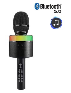 SWEET ACCESS Mikrofon w kolorze czarnym z głośnikiem Bluetooth do karaoke