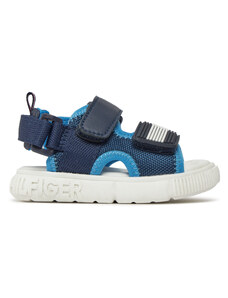 Sandały Tommy Hilfiger Velcro Sandal T1B2-33420-1591 M Blue 800