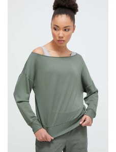 Dkny bluza damska kolor zielony gładka DP3T9555