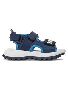 Sandały Tommy Hilfiger Flag Velcro Sandal T3B2-33434-1591 M Blue 800