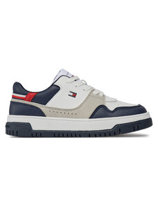 Tommy Hilfiger Sneakersy Low Cut Lace-Up Sneaker T3X9-33368-1355 S Biały