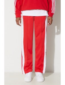 adidas Originals spodnie dresowe Adibreak Pant kolor czerwony wzorzyste IP0620
