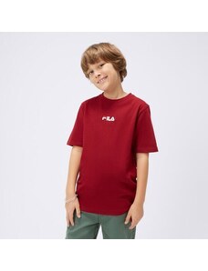 Fila T-Shirt Ss Caiden Dziecięce Ubrania Koszulki SS23SPB056337 Bordowy