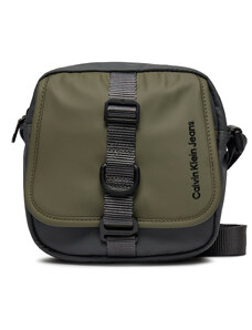 Saszetka Calvin Klein Jeans Utilitarian Sq Camerabag Flap18 K50K511510 Dark Grey/Dusty Olive 0IO