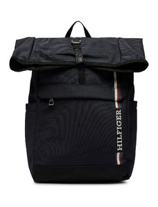 Plecak Tommy Hilfiger Th Monotype Rolltop Backpack AM0AM11792 Space Blue DW6
