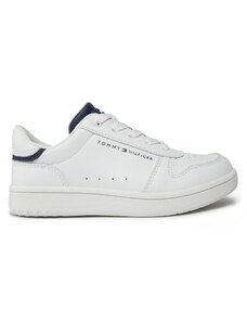 Tommy Hilfiger Sneakersy Low Cut Lace-Up Sneaker T3X9-33349-1355 S Biały