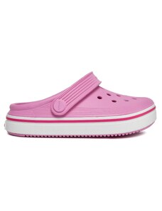 Klapki Crocs Crocs Crocband Clean Clog Kids 208477 Taffy Pink 6SW