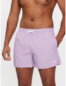 Emporio Armani Underwear Szorty kąpielowe 211756 4R422 08990 Fioletowy Regular Fit