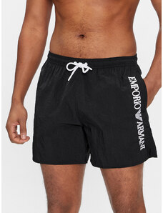Emporio Armani Underwear Szorty kąpielowe 211740 4R422 00020 Czarny Regular Fit