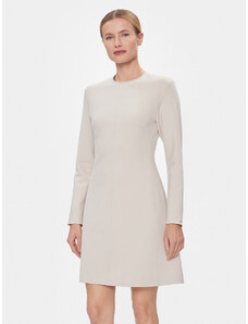 Calvin Klein Sukienka codzienna Hw Viscose Fit & Flare Dress K20K206336 Beżowy Regular Fit