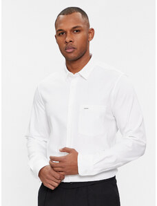Calvin Klein Koszula K10K110858 Biały Slim Fit
