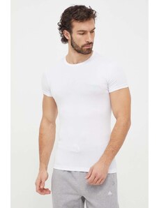 Emporio Armani Underwear t-shirt lounge 2-pack kolor biały z nadrukiem