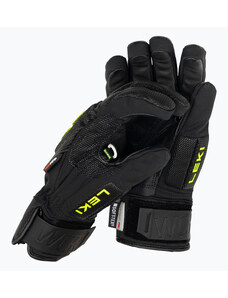 Rękawice narciarskie męskie LEKI WCR C-Tech 3D black ice/lemon