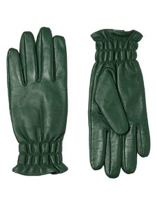 TATUUM Skórzane rękawiczki w kolorze zielonym