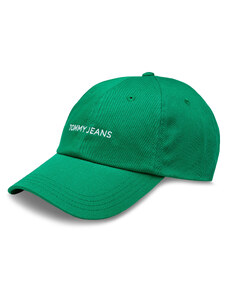 Czapka z daszkiem Tommy Hilfiger Tjw Linear Logo Cap AW0AW15845 Olympic Green L4B