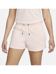 Szorty damskie Nike NSW Essential Fleece High-Rise Shorts French Terry Atmosphere/ White