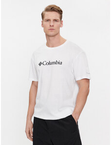 Columbia T-Shirt Csc Basic Logo 1680053 Biały Regular Fit