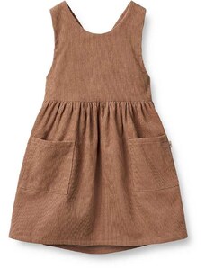 Wheat Sukienka-ogrodniczka "Annie" w kolorze brązowym