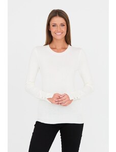 GUESS Beżowy damski cienki sweter, Wybierz rozmiar XL
