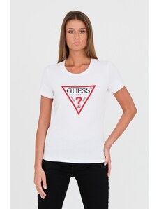 GUESS Biały t-shirt Original Tee, Wybierz rozmiar XL