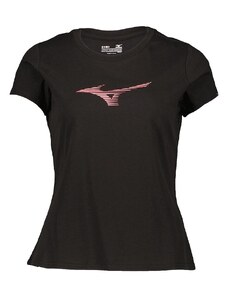 Mizuno Koszulka "Athletic" w kolorze czarnym