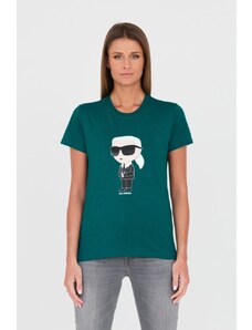 KARL LAGERFELD Zielony t-shirt Karl, Wybierz rozmiar M