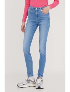 Tommy Jeans jeansy Nora damskie kolor niebieski DW0DW17159