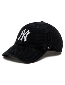 Czapka z daszkiem 47 Brand MLB New York Yankees Thick Cord 47 B-THCKC17EWS-BK Black
