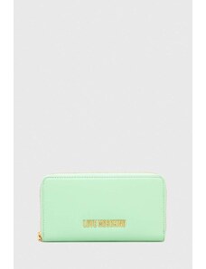 Love Moschino portfel damski kolor zielony
