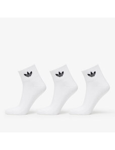 adidas Originals Męskie skarpety adidas Mid Ankle Socks 3-Pack White/ White/ Black